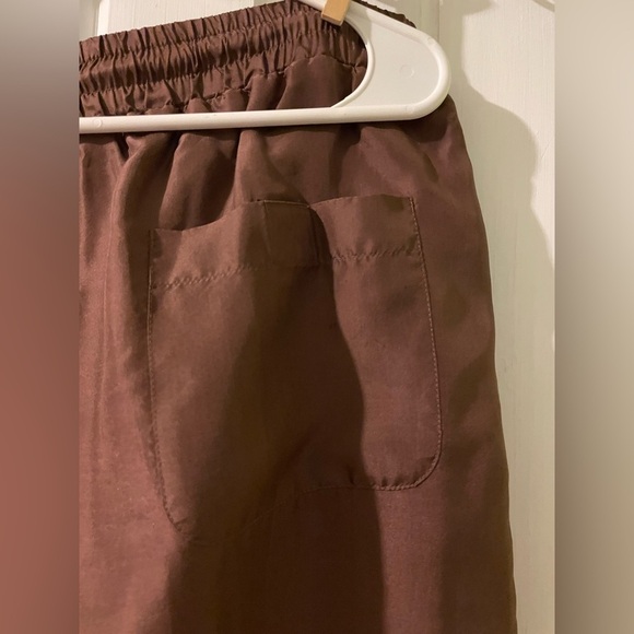 Robert Stock y2k silk track pants -small EUC - Picture 4 of 8